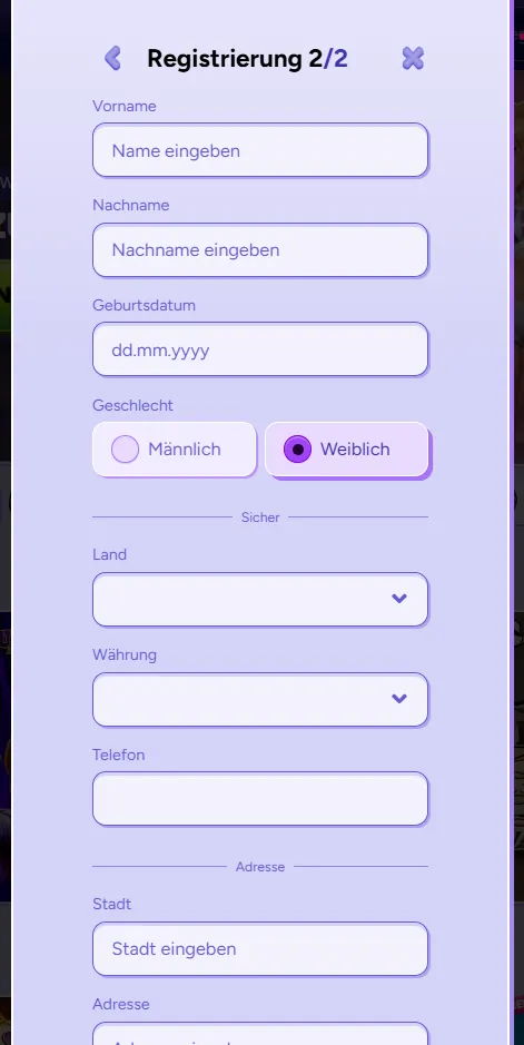spinbara registration page
